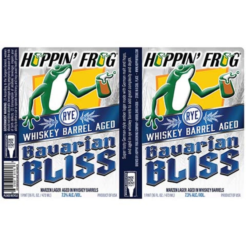 Hoppin’ Frog Bavarian Bliss Marzen Lager 16OZ SINGLE CAN