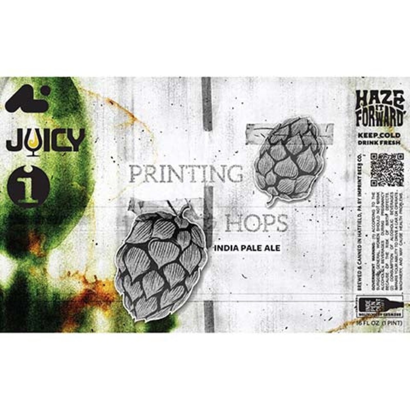 Imprint Beer Printing Hops IPA 16OZ SINGLE CAN