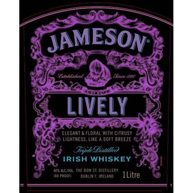 Jameson Lively Irish Whiskey 1L BTL