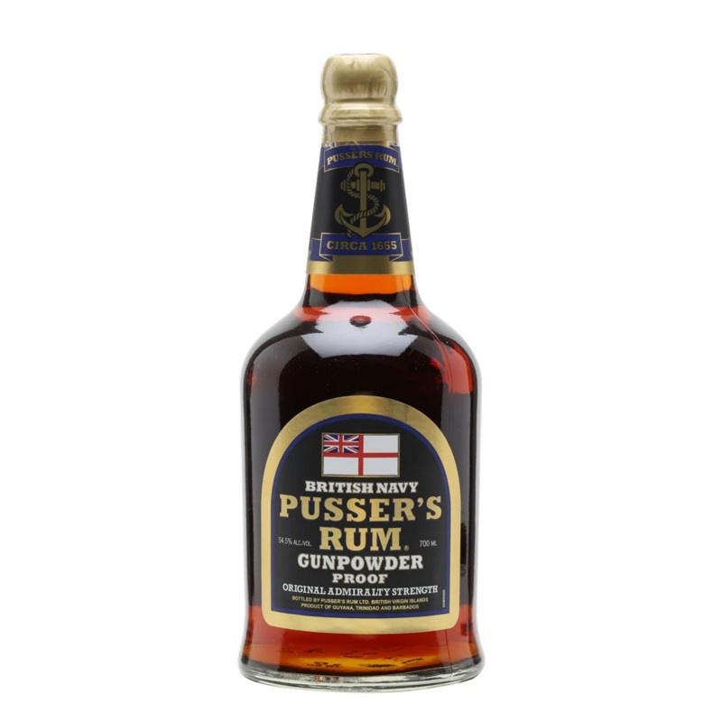 PUSSER’S GUNPOWDER RUM 750 ML