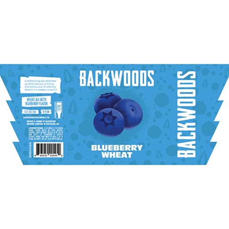 Backwoods Blueberry Wheat Ale 12OZ SINGLE CAN