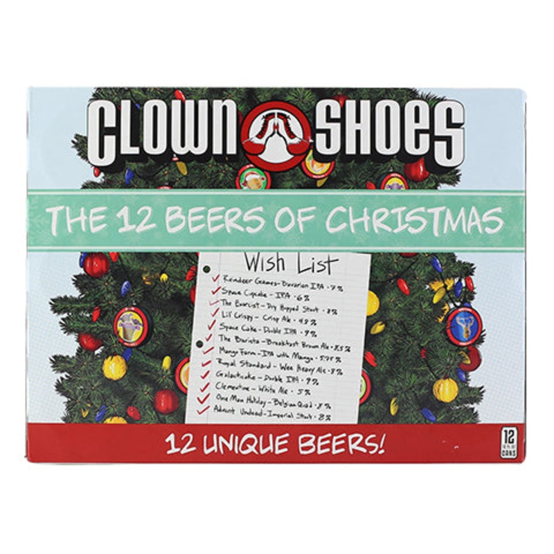 Clown Shoes- The 12 Beers of Christmas 12 Pack 12PK 12OZ BTL