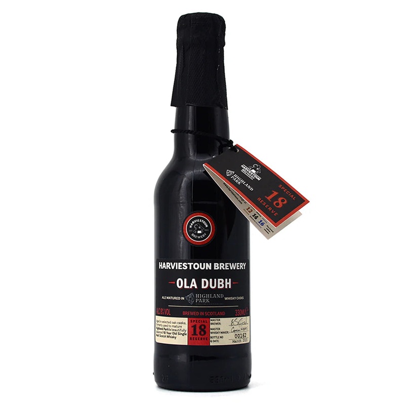 HARVIESTOUN OLA DUBH 18YR BARREL AGED BEER 330ML BT @ Lethbridge [1012184] 330 ml