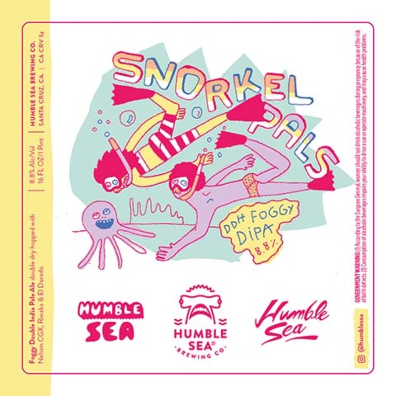 Humble Sea Snorkel Pals DDH Foggy DIPA 16OZ SINGLE CAN