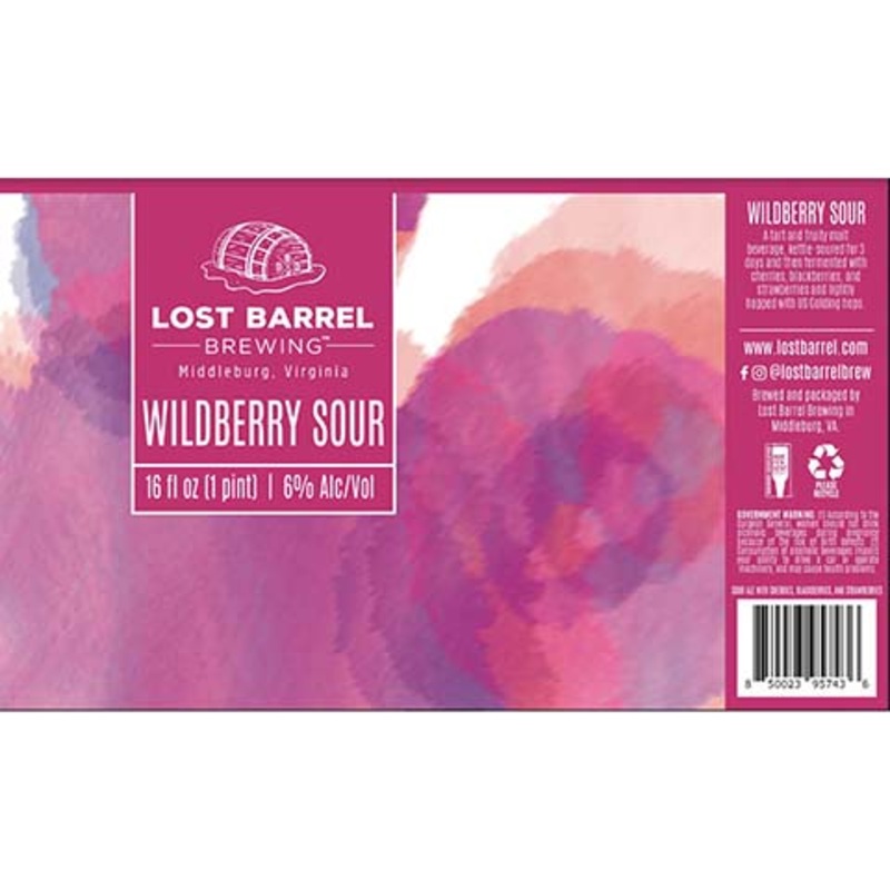 Lost Barrel Wildberry Sour 16OZ SINGLE CAN