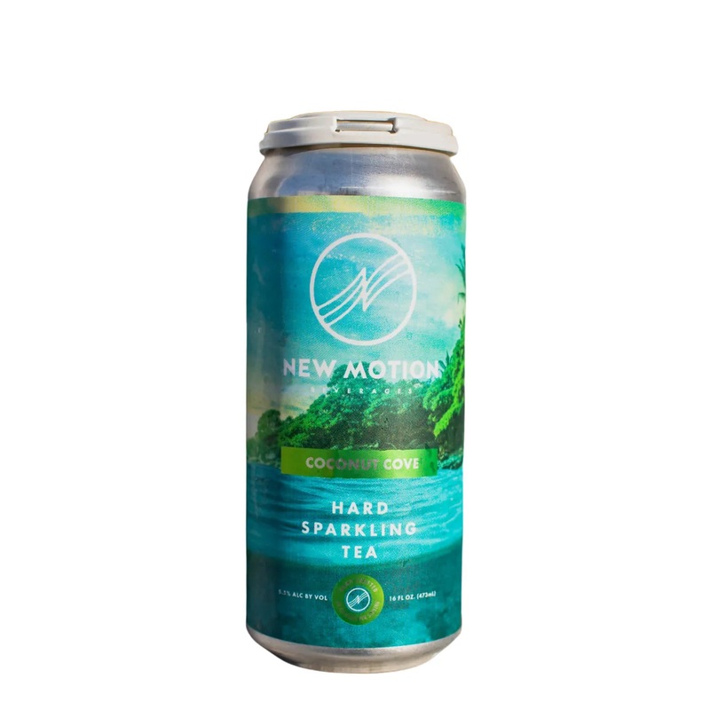 New Motion Coconut Cove Hard Sparkling Tea 4pk 16 fl oz Can