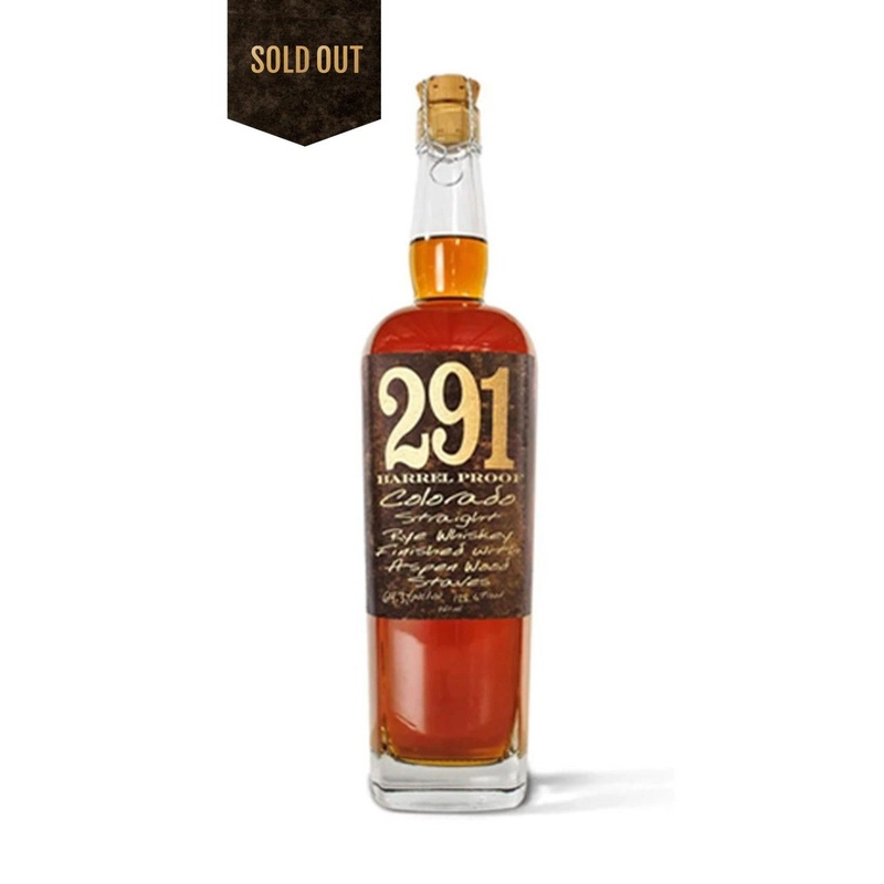 291 COLORADO STRAIGHT RYE WHISKEY BARREL PROOF 750ml