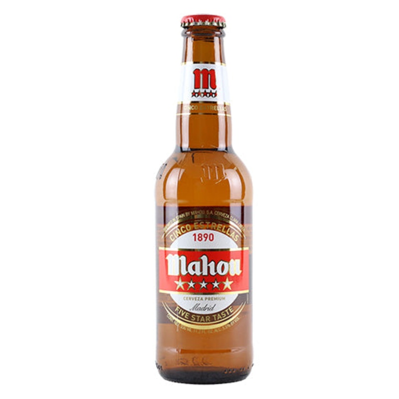 Mahou Cinco Estrellas 1890 Premium Beer 330ML BTL