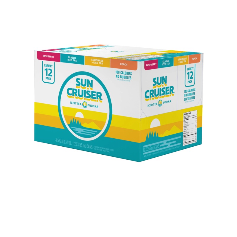 SUN CRUISER ICED TEA VARIETY 355ML 12PK CAN @ Red Deer [1057363] 4260 ml