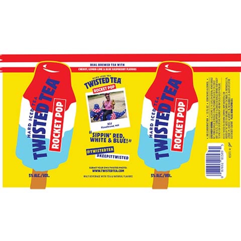 Twisted Tea Rocket Pop Hard Iced Tea 12OZ SINGLE CAN