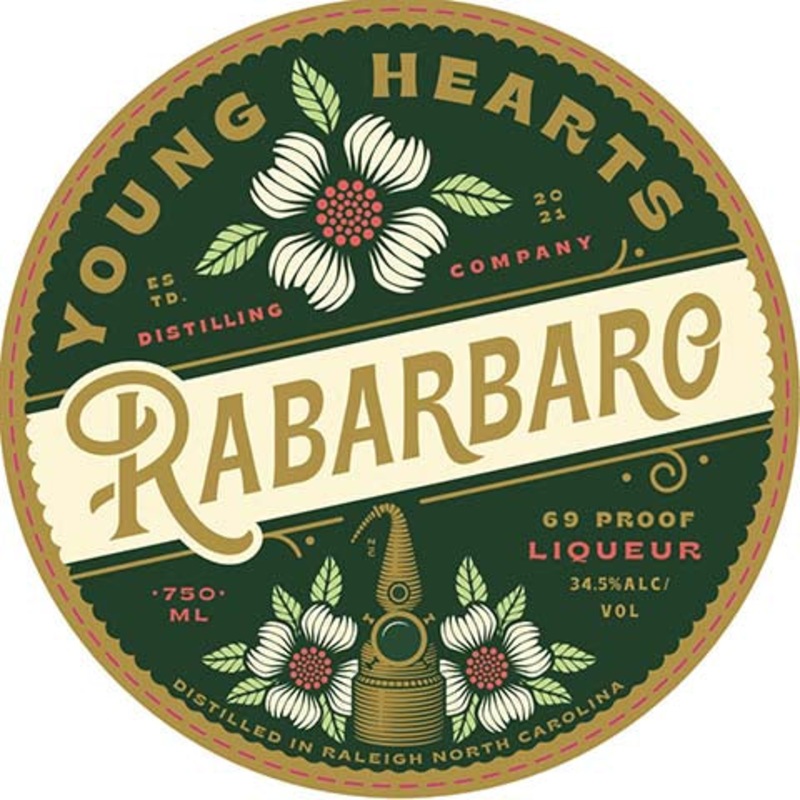 Young Hearts Rabarbaro Liqueur 750ML BTL