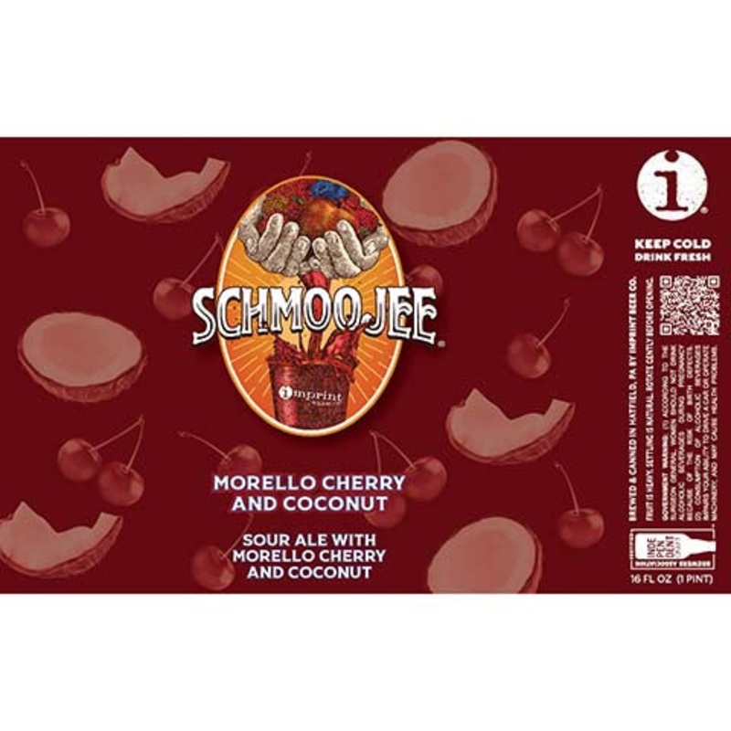 Imprint Beer Schmoojee Morello Cherry and Coconut Sour Ale 16OZ SINGLE CAN