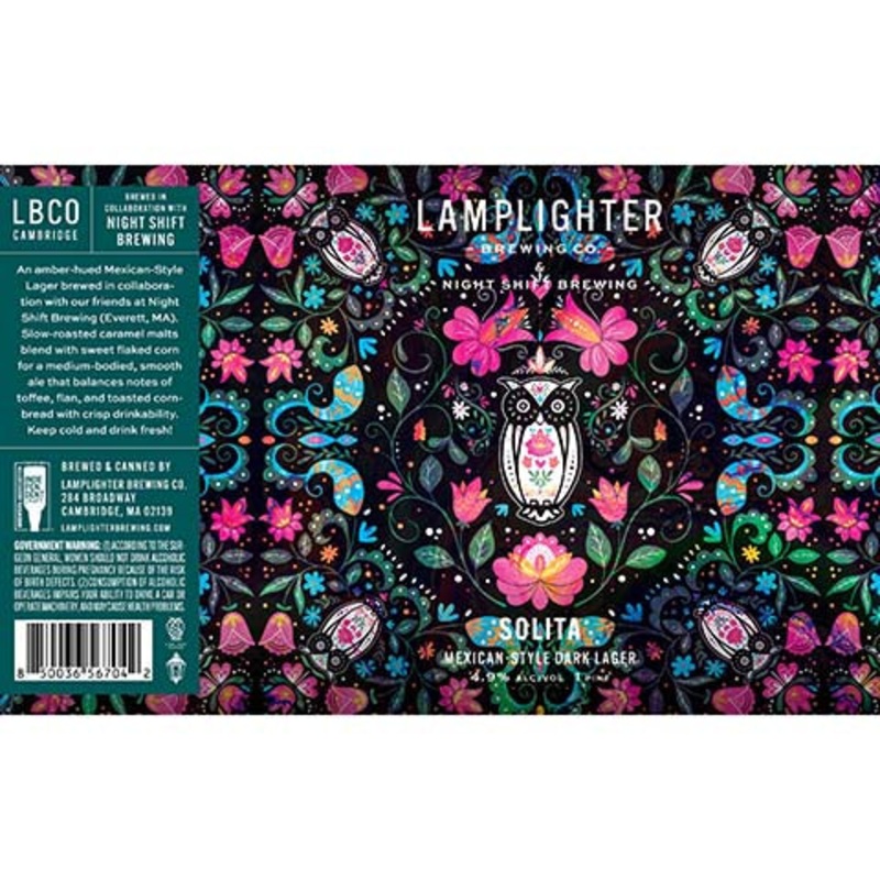 Lamplighter Solita Mexican Dark Lager 16OZ SINGLE CAN