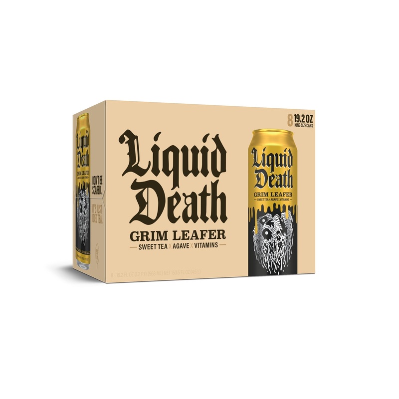 Liquid Death Grim Leafer 3x 8 Pack (19.2 oz Cans)