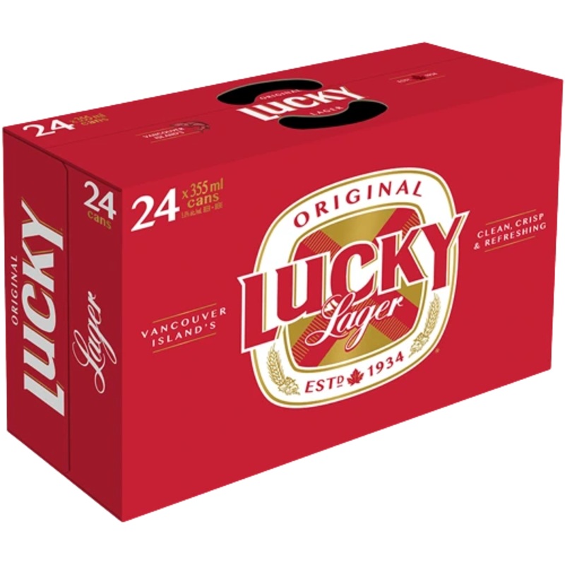 LUCKY LAGER 355ML 24PK CAN @ Emerald Hills [1001788] 8520 ml