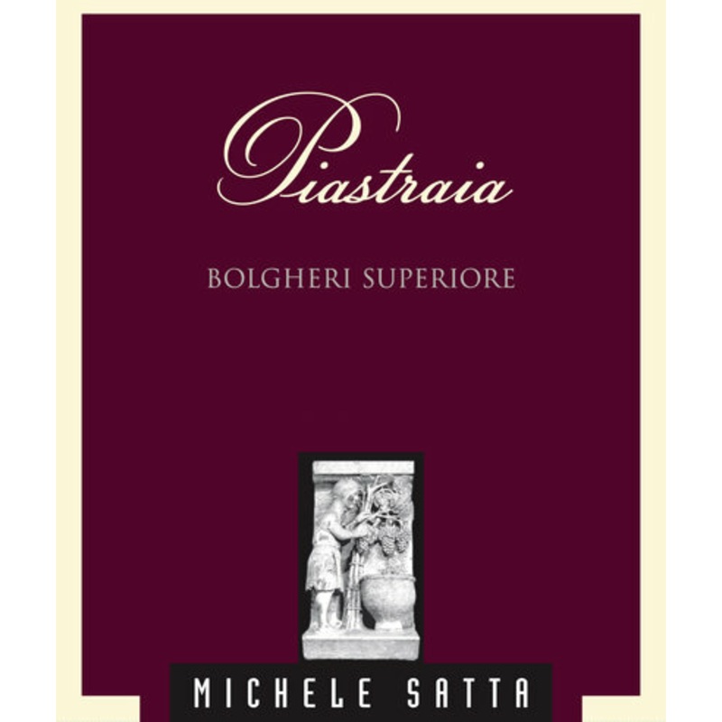 MICHELE SATTA PIASTRAIA BOLGHERI SUPERIORE 2020 750 mL