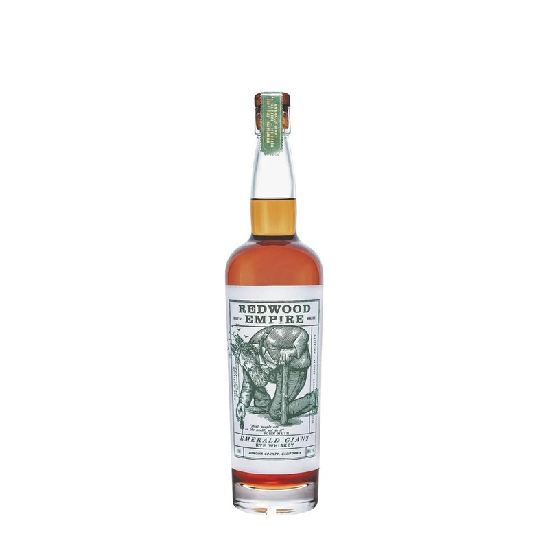 Redwood Empire Emerald Giant Rye Whiskey 750mL