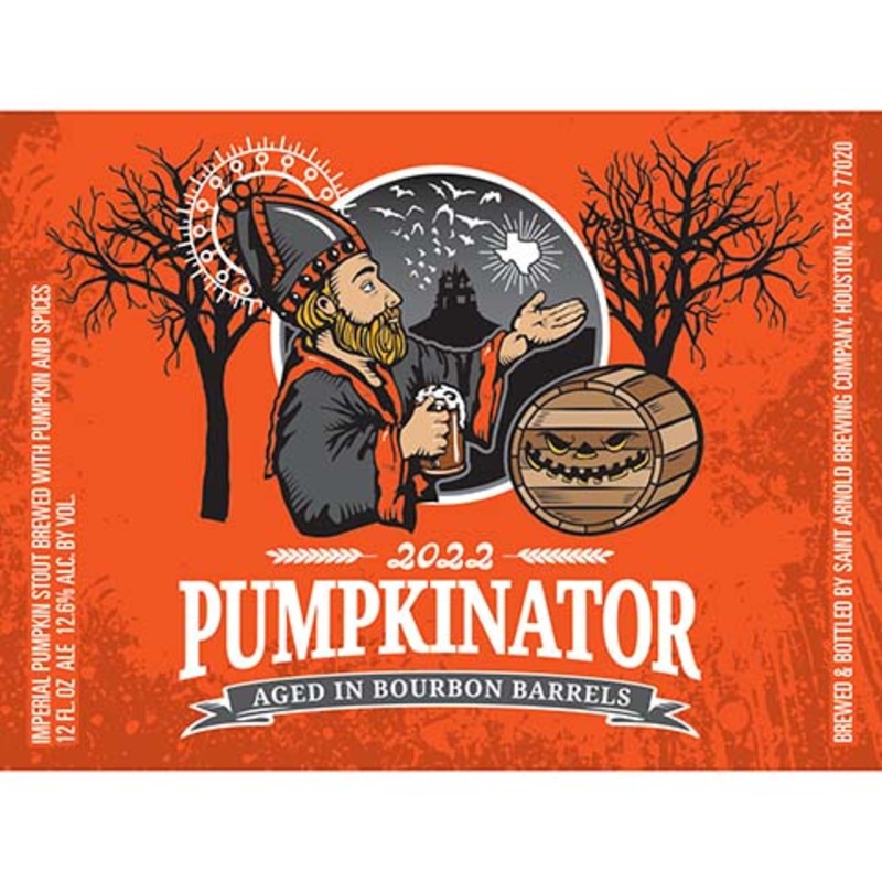 Saint Arnold Pumpkinator Imperial Pumpkin Stout 12OZ SINGLE BTL