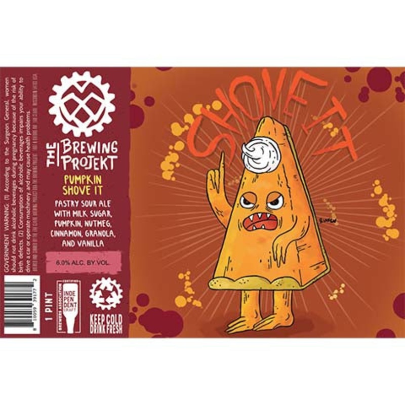 The Brewing Projekt Pumpkin Shove It Pastry Sour Ale 16OZ SINGLE CAN