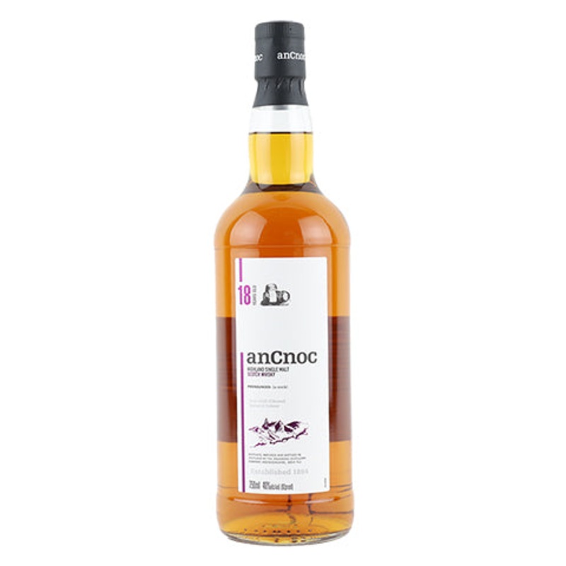 AnCnoc 18 Year Old Highland Single Malt Scotch Whisky 750ML BTL