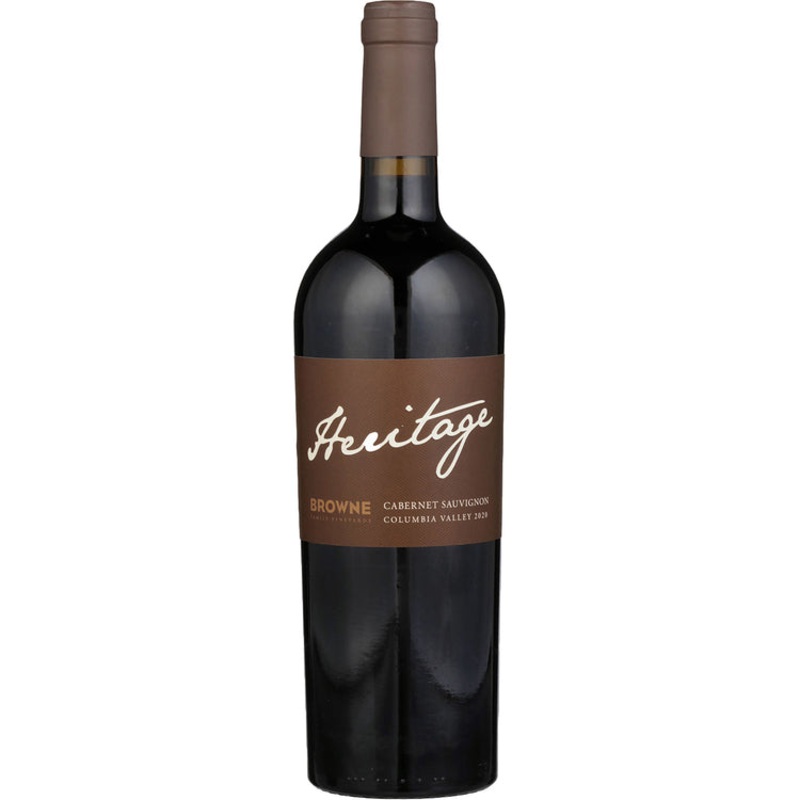 BROWNE FAMILY VINEYARDS CABERNET SAUVIGNON HERITAGE COLUMBIA VALLEY 2020 750ML 750ML