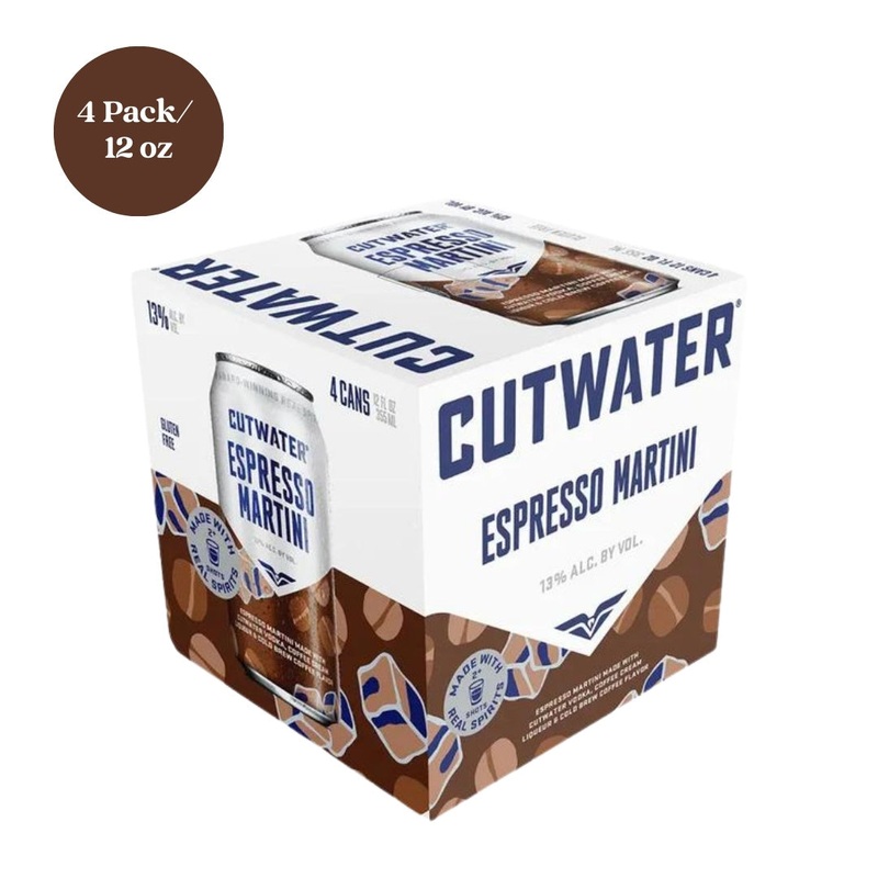 Cutwater Espresso Martini Ready-to-Drink 4pk 12oz Canned Cocktails