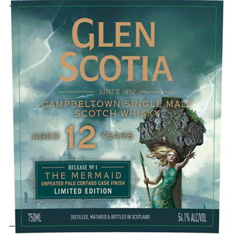 Glen Scotia The Mermaid Campbeltown Single Malt Scotch Whisky 750ML BTL