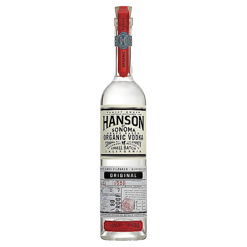 HANSON OF SONOMA VODKA ORIGINAL SMALL BATCH 80 750ML 750ML