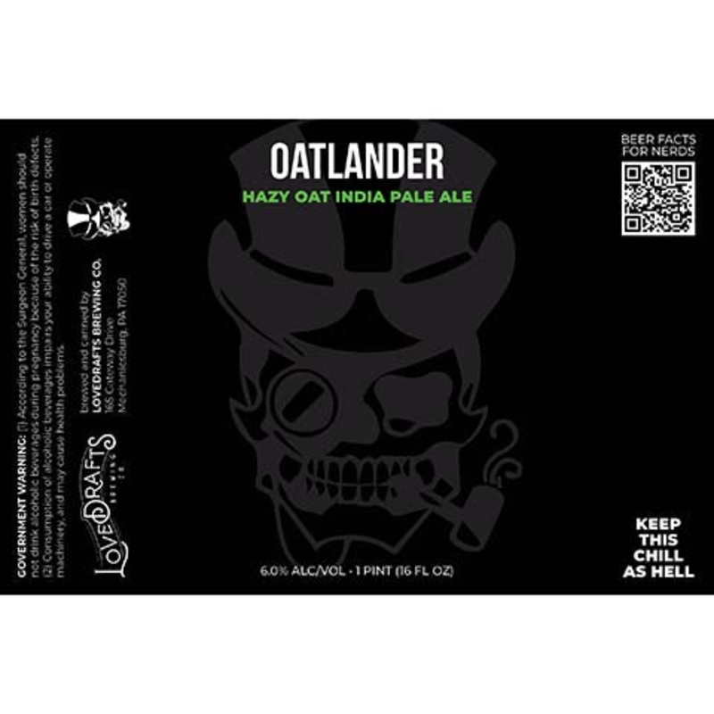 Lovedrafts Oatlander Hazy Oat IPA 16OZ SINGLE CAN