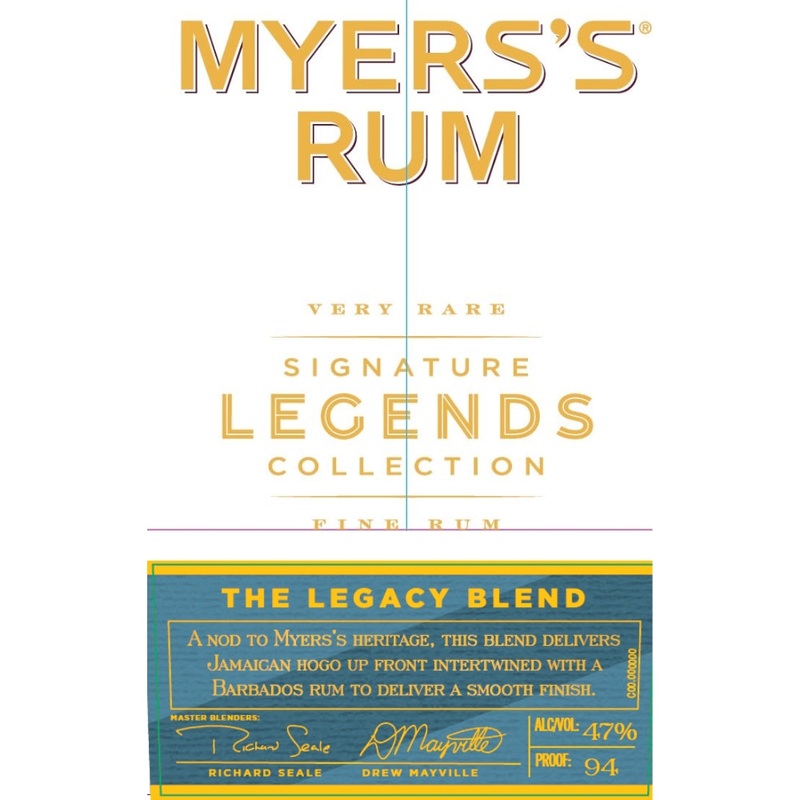 Myerss Rum Signature Legends Collection – The Legacy Blend