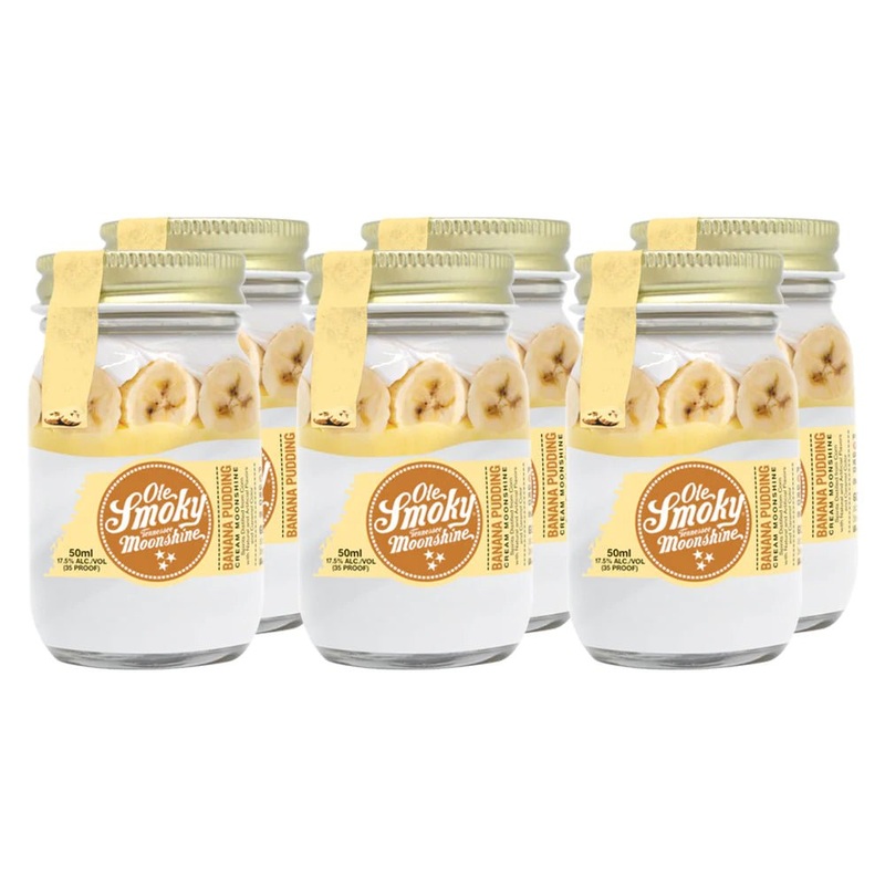 Ole Smoky Banana Pudding Cream Moonshine 50mL 6pk