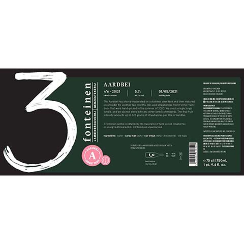3 Fonteinen Aardbei 750ML BTL