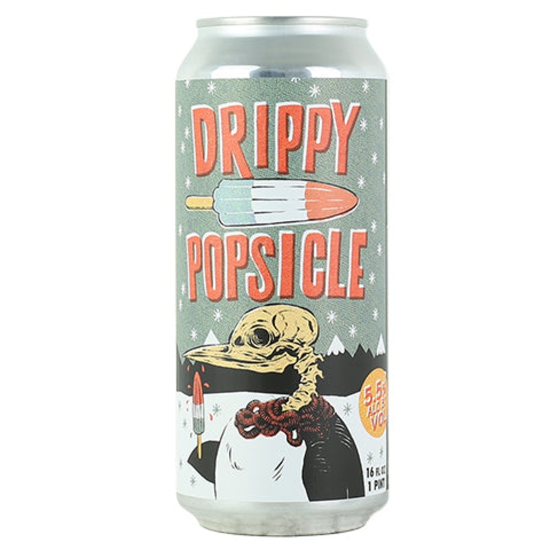 Abomination Drippy Popsicle Rocket Pop Sour (Cherry, Lime, Blueberry & Raspberry) 16OZ SINGLE CAN