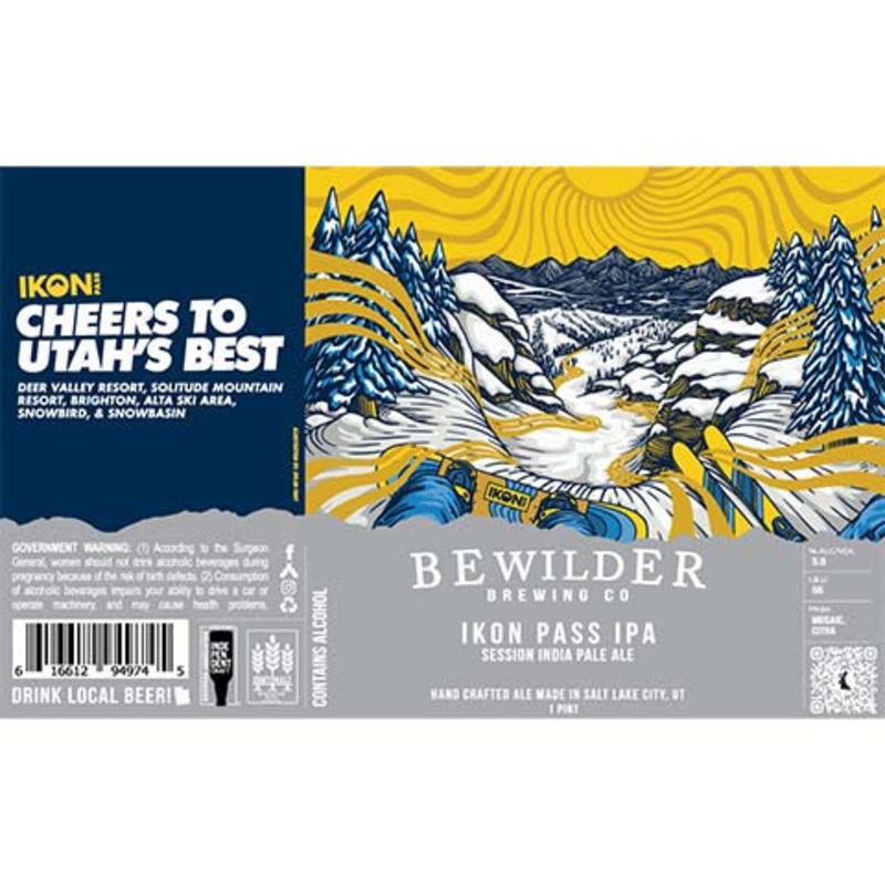 Bewilder Ikon Pass IPA 16OZ SINGLE CAN
