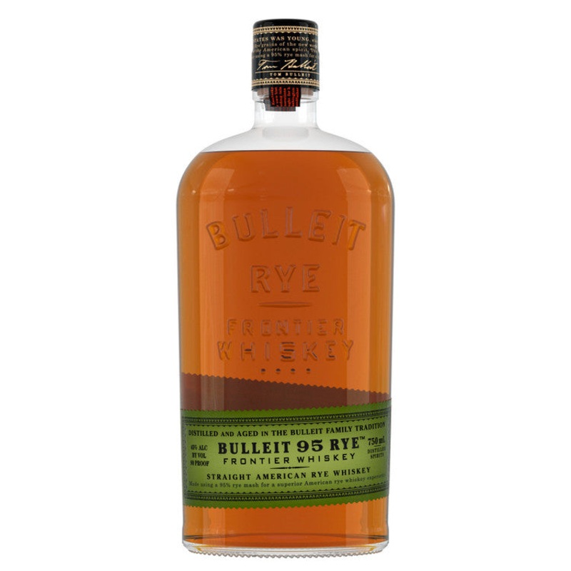 BULLEIT STRAIGHT RYE WHISKEY 95 SMALL BATCH 90 750ML 750ML