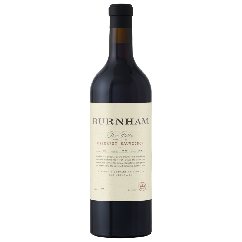Burnham Cabernet Sauvignon Paso Robles 21 750ML 750ml Bottle