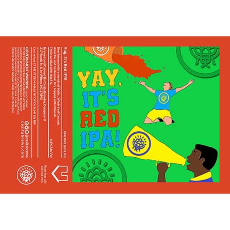 Casita Yay It’s Red IPA! 16OZ SINGLE CAN