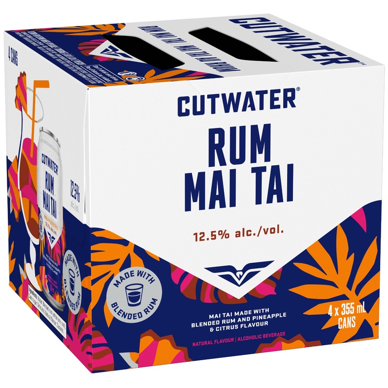 CUTWATER RUM MAI TAI 355ML 4PK CAN @ Southgate [1055771] 1420 ml