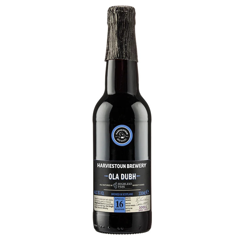 HARVIESTOUN OLA DUBH 16YR BARREL AGED BEER 330ML BT @ St. Albert [1018791] 330 ml