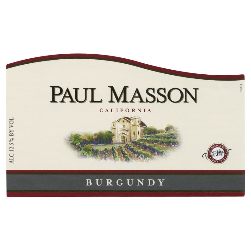 PAUL MASSON TABLES BURGUNDY 18 L
