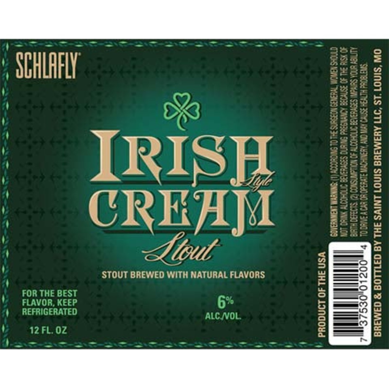 Schlafly Irish Cream Stout 12OZ SINGLE BTL