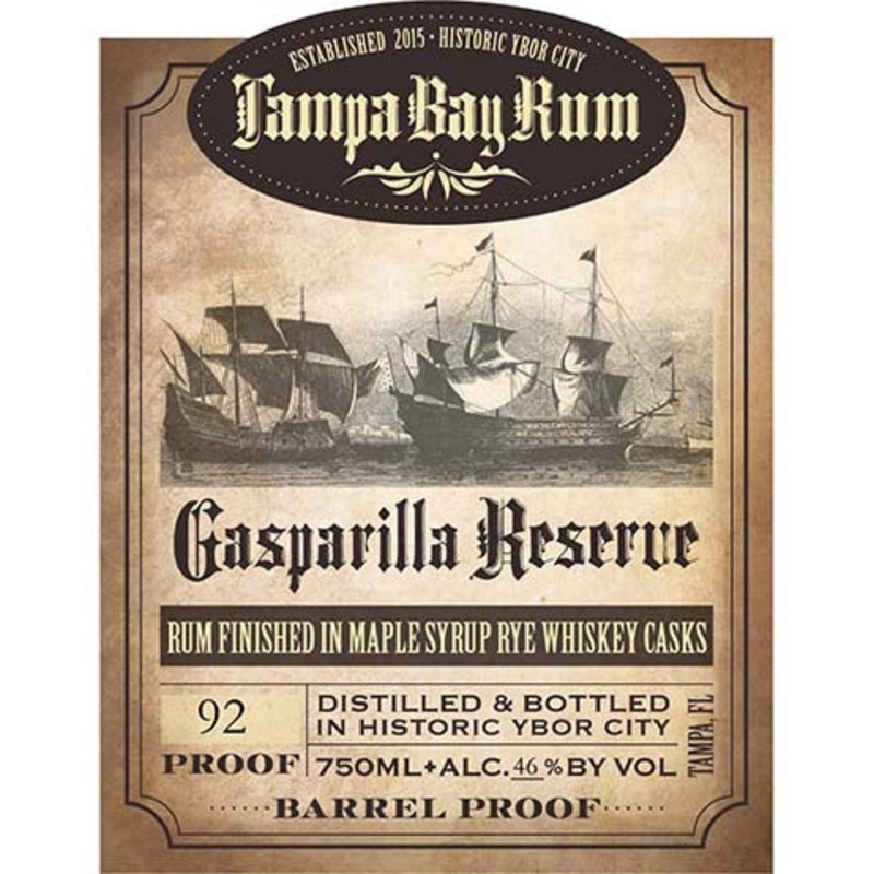 Tampa Bay Rum Gasparilla Reserve 750ML BTL