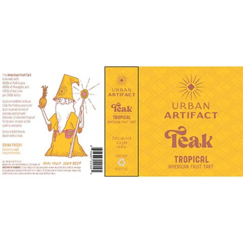 Urban Artifact Teak American Fruit Tart Ale 12OZ SINGLE BTL