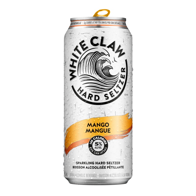 WHITE CLAW HARD SELTZER MANGO 473ML CAN @ Southgate [1022908] 473 ml