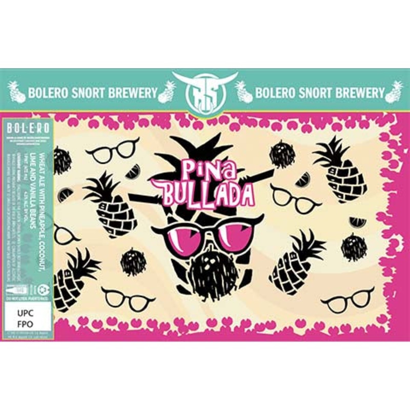 Bolero Snort Pina Bullada Wheat 16OZ SINGLE CAN