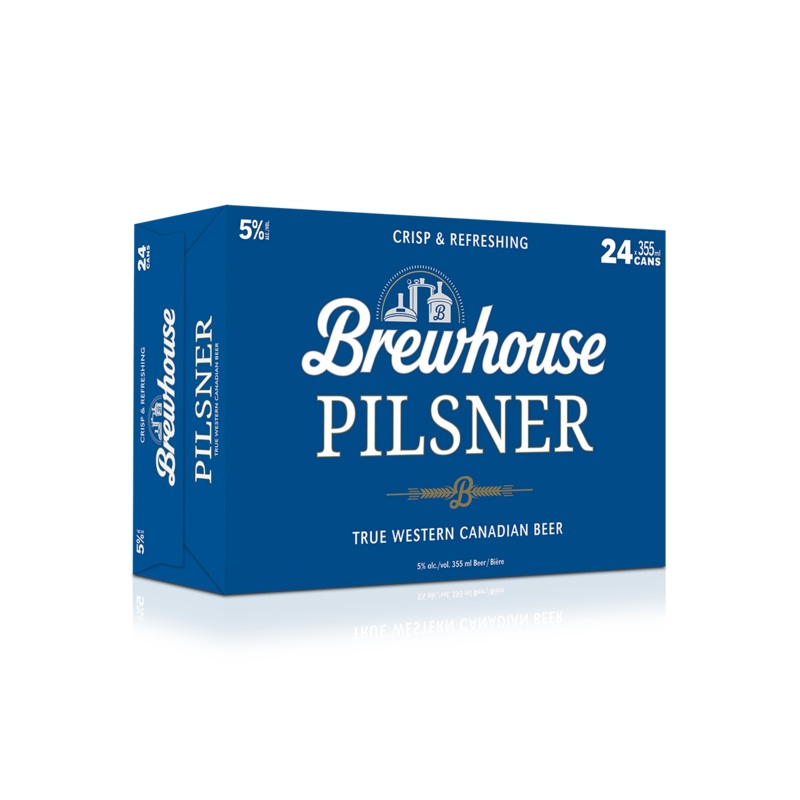 BREWHOUSE PILSNER 355ML 24PK CAN @ Kelowna [1028843] 8520 ml