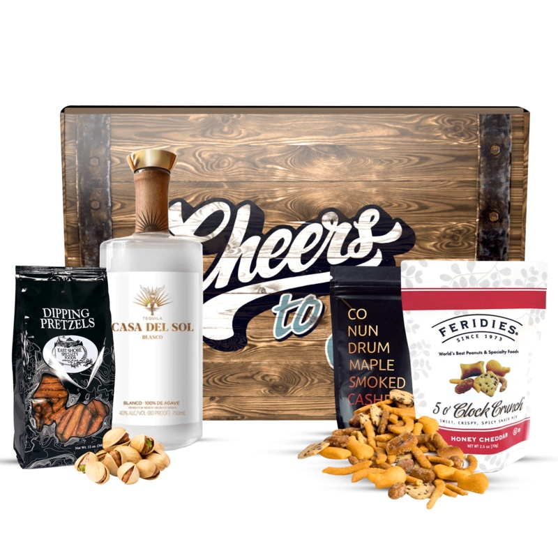 Casa Del Sol Tequila Gift Basket Cheers