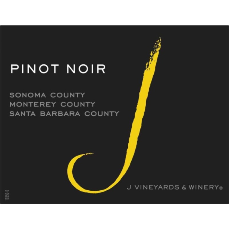 J VINEYARDS PINOT NOIR MTRY/SONOMA/SB COUNTY 2018 750 mL