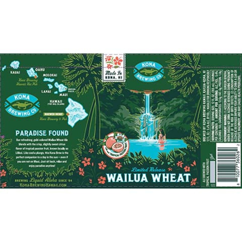 Kona Wailua Wheat 12OZ SINGLE CAN