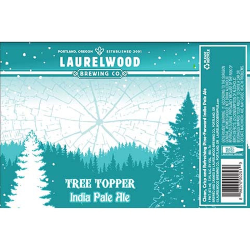 Laurelwood Tree Topper IPA 16OZ SINGLE CAN